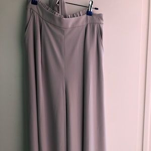 Wide Leg Trousers Grey Gray Pants in sz 8
